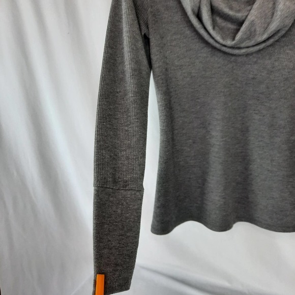 5 For $20.00 ana A New Approach Gray Cowl Neck Henley Sweater, Medium - Picture 3 of 10